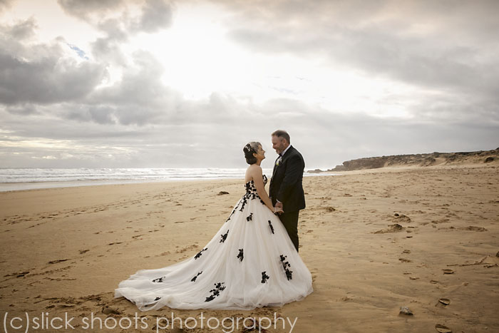 Richard and Zoe's wedding Mornington Peninsula beach