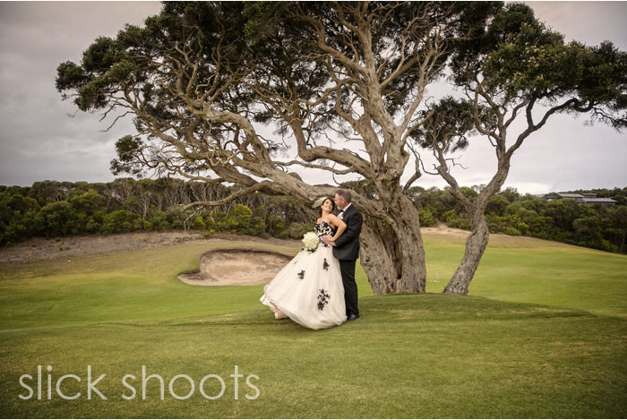 Zoe and Richard wedding National Golf Course Mornington Peninsula