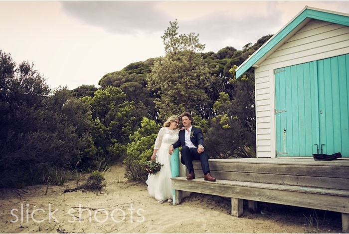 Joanne and Andrew wedding Rye beach Mornington Peninsula