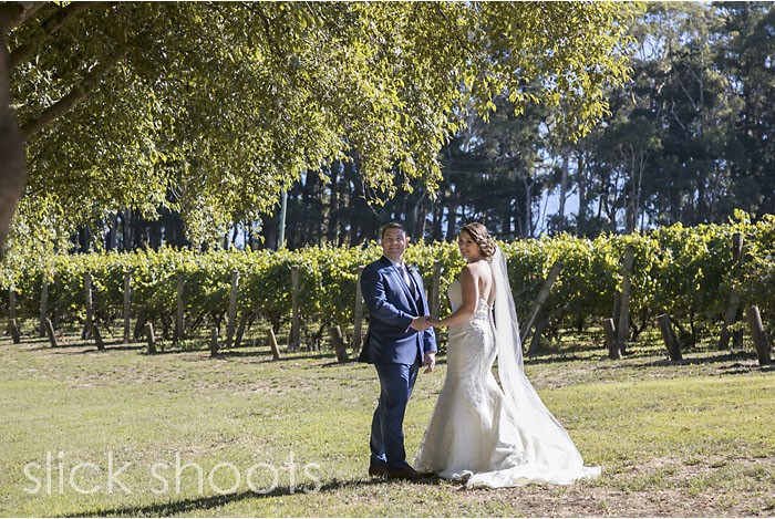Bianca and Dean wedding Lindenderry Estate Red Hill Mornington Peninsula winery vineyard