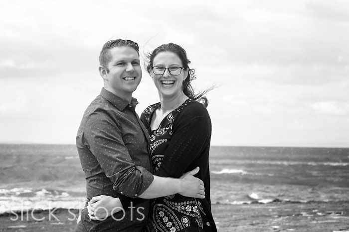 Rachel and David's pre-wedding shoot at Point Leo on the Morning