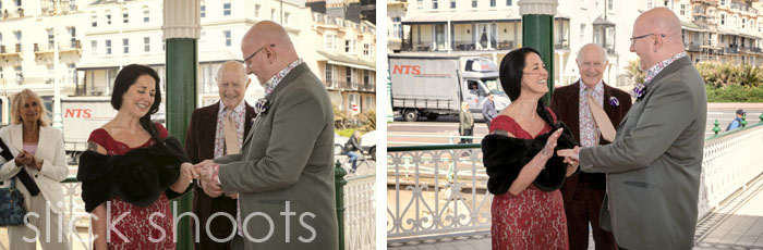 Debi & Nick wedding Brighton UK Bandstand and The Grand